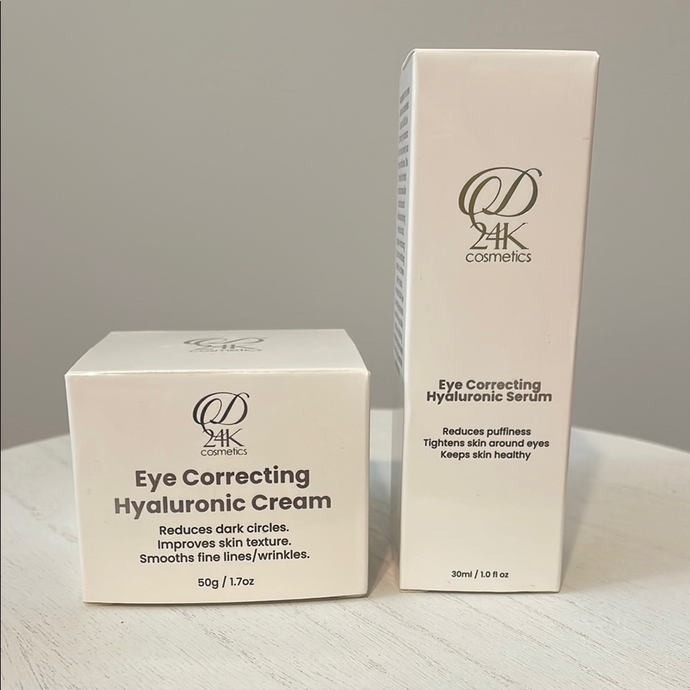 D24K Eye Correcting Hyaluronic Cream and Serum Set